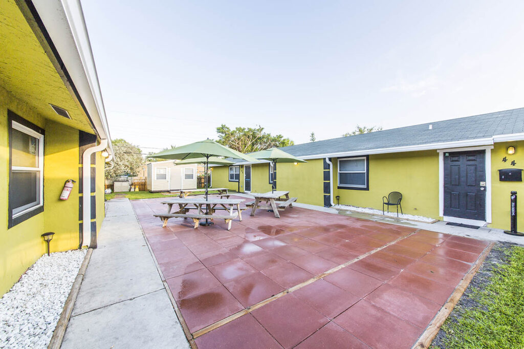 courtyard at Healing Properties