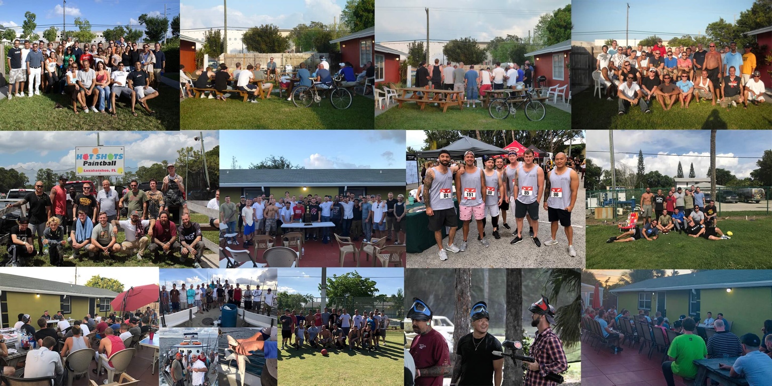 halfway-house-sober-living-community-events-collage-delray-beach Healing Properties Sober Living Delray Beach Halfway House