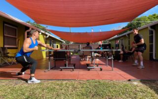 sober-living-ping-pong-tournament-delray-beach-02 Healing Properties Sober Living Delray Beach Halfway House